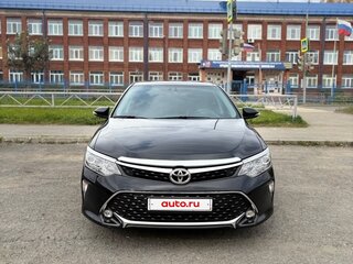 2018 Toyota Camry VII (XV50) Рестайлинг 2, чёрный, 2200000 рублей, вид 2