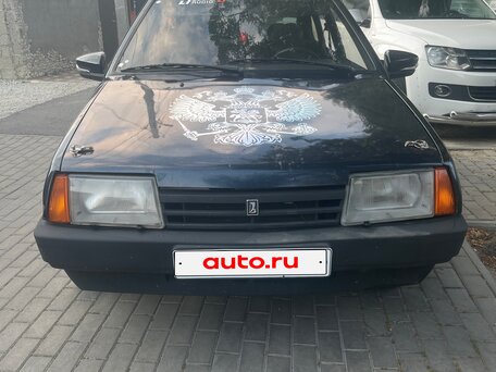 1999 Lada (ВАЗ) 2109, синий, вид 1