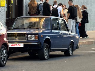 2006 Lada (ВАЗ) 2107, синий, 265000 рублей, вид 1