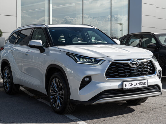 2026 Toyota Highlander IV (XU70), белый - вид 3