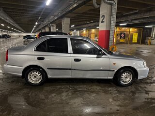 2008 Hyundai Accent ТагАЗ II, серебристый, 300000 рублей, вид 4