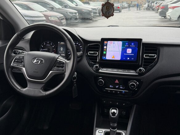 2021 Hyundai Solaris II Рестайлинг, белый - вид 12