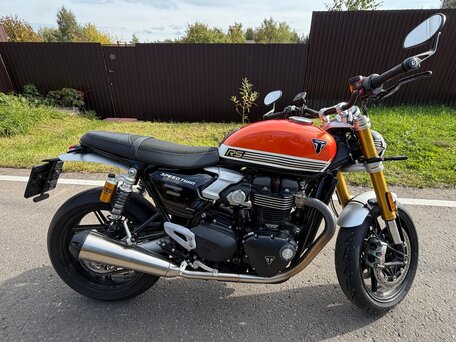 2025 Triumph Speed Twin, оранжевый, 1900000 рублей, вид 1