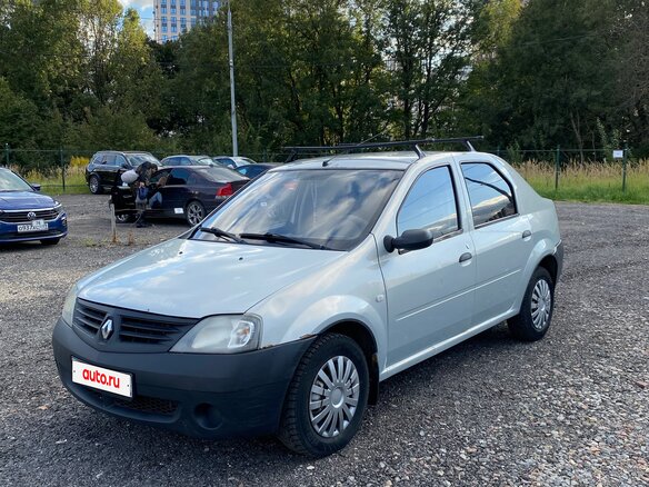 2009 Renault Logan I, серый, 250000 рублей
