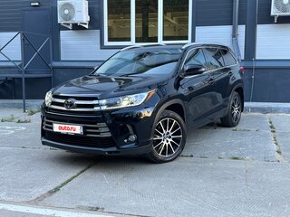 2017 Toyota Highlander III (XU50) Рестайлинг, чёрный, 3449000 рублей, вид 1