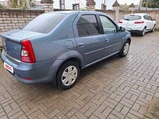 2010 Renault Logan I Рестайлинг, синий, 385000 рублей, вид 4