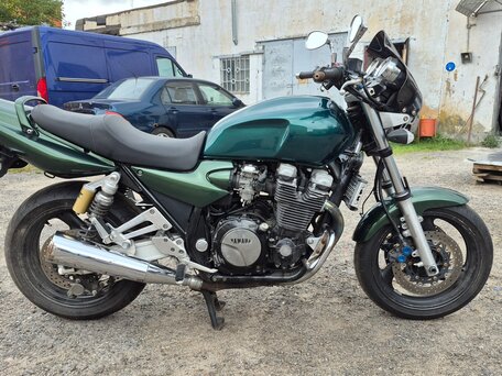1999 Yamaha XJR1300, зелёный, 400000 рублей, вид 5