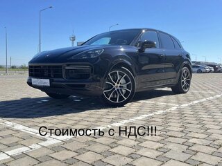 2019 Porsche Cayenne Turbo III, чёрный, 8600000 рублей, вид 1
