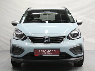 2020 Honda Fit IV, голубой, 1450000 рублей, вид 4