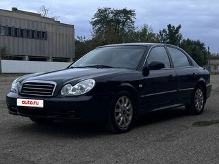 2005 Hyundai Sonata ТагАЗ IV (EF) Рестайлинг, чёрный, 500000 рублей, вид 1