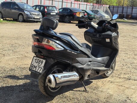2010 Suzuki Burgman (SkyWave) 250, чёрный, 230000 рублей, вид 2