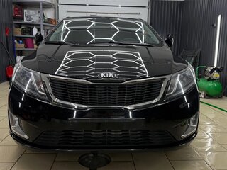 2014 Kia Rio III, чёрный, 849999 рублей, вид 4