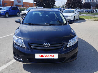 2008 Toyota Corolla X (E140, E150), чёрный, 670000 рублей, вид 2