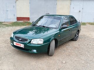 2003 Hyundai Accent ТагАЗ II, зелёный, 333000 рублей, вид 1