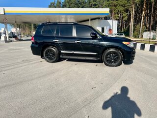 2012 Toyota Land Cruiser 200 Series Рестайлинг 1, чёрный, 4399000 рублей, вид 3