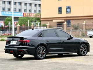 2021 Audi A4 35 TFSI Long V (B9) Рестайлинг, чёрный, 2970000 рублей, вид 4