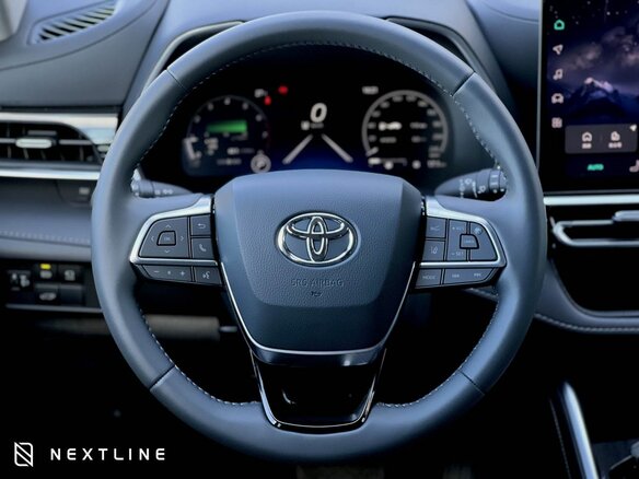 2026 Toyota Highlander IV (XU70), чёрный - вид 12
