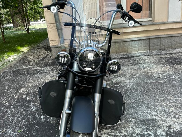 2012 Harley-Davidson Fat Boy, чёрный, 1250000 рублей - вид 8
