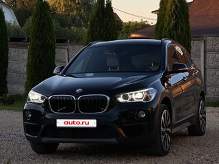 2017 BMW X1 20i xDrive II (F48), чёрный, 2100000 рублей, вид 2
