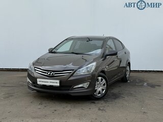 2015 Hyundai Solaris I Рестайлинг, коричневый, 800000 рублей, вид 1