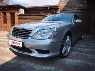 2003 Mercedes-Benz S-Класс AMG 55 AMG I (W220) Рестайлинг, серебристый, 3070000 рублей, вид 3