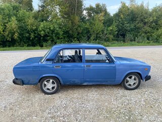 2007 Lada (ВАЗ) 2107, синий, 110000 рублей, вид 4