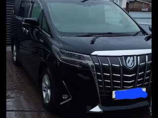 2018 Toyota Alphard III Рестайлинг, чёрный, 3500000 рублей, вид 1