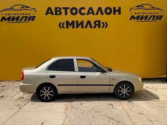 2004 Hyundai Accent II Рестайлинг, бежевый - вид 5