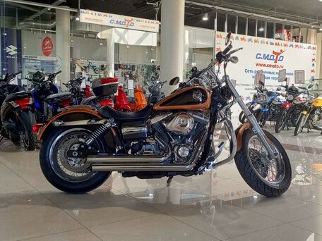 2008 Harley-Davidson Super Glide, оранжевый, 760000 рублей, вид 5