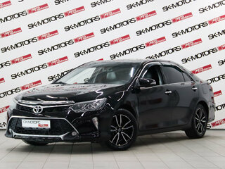 2017 Toyota Camry VII (XV50) Рестайлинг, чёрный, 1595170 рублей, вид 1