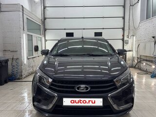 2017 Lada (ВАЗ) Vesta I, чёрный, 650000 рублей, вид 3