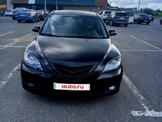 2008 Mazda 3 I (BK) Рестайлинг, чёрный, 450000 рублей, вид 1