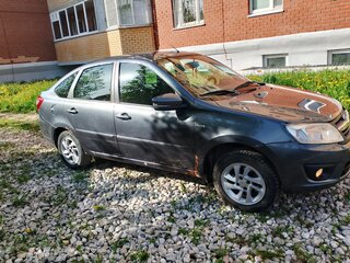 2015 Lada (ВАЗ) Granta I, серебристый, 307000 рублей, вид 2