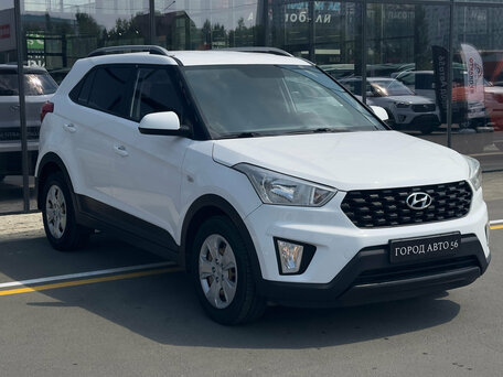 2021 Hyundai Creta I Рестайлинг, белый, 1755000 рублей, вид 3