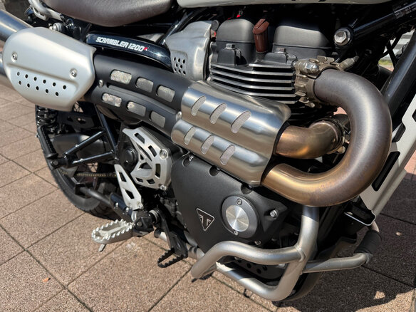 2024 Triumph Scrambler, серый - вид 14