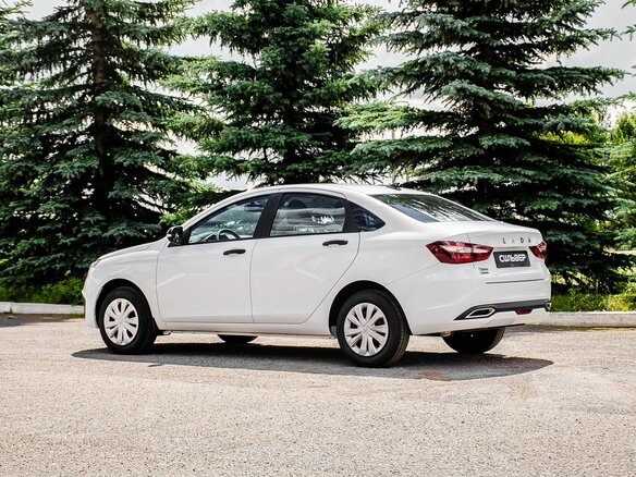 2026 Lada (ВАЗ) Vesta CNG I Рестайлинг (NG), белый - вид 6