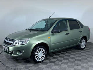 2013 Lada (ВАЗ) Granta I, зелёный, 480000 рублей, вид 1