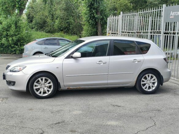 2007 Mazda 3 I (BK) Рестайлинг, серебристый, 535000 рублей - вид 8