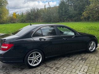 2008 Mercedes-Benz C-Класс 180 Kompressor III (W204), чёрный, 1000000 рублей, вид 4
