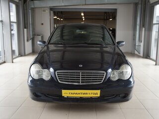 2001 Mercedes-Benz C-Класс 200 II (W203), синий, 450000 рублей, вид 2
