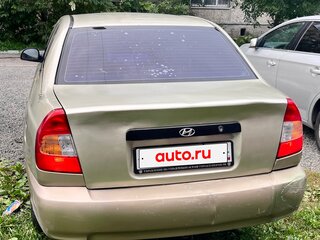 2005 Hyundai Accent ТагАЗ II, бежевый, 160000 рублей, вид 4