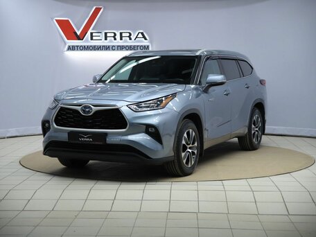 2022 Toyota Highlander IV (XU70), голубой, 4300000 рублей, вид 1