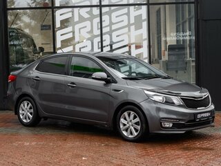 2015 Kia Rio III Рестайлинг, серый, 929000 рублей, вид 1