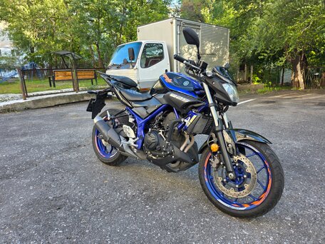 2018 Yamaha MT-25, синий, 250000 рублей, вид 1