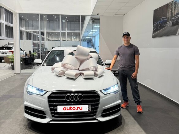 2017 Audi A6 IV (C7) Рестайлинг, белый, 2100000 рублей - вид 1