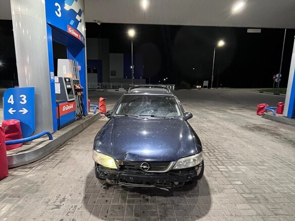 2000 Opel Vectra B, синий
