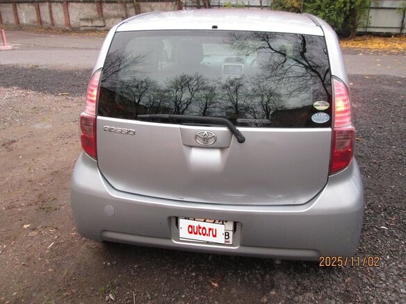 2008 Toyota Passo I (C10), серебристый, 455000 рублей - вид 11