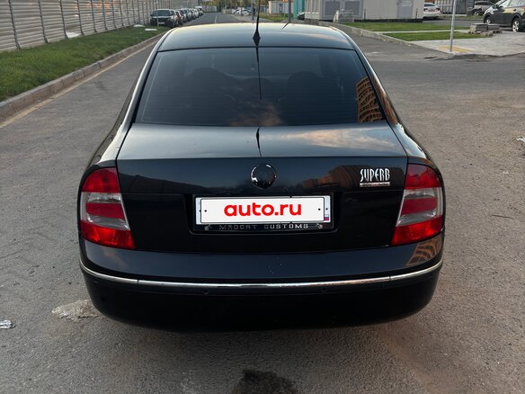 2007 Skoda Superb I Рестайлинг, чёрный - вид 4