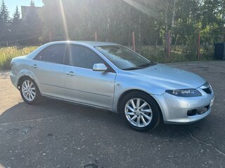 2006 Mazda 6 I (GG) Рестайлинг, серебристый, 205000 рублей, вид 2