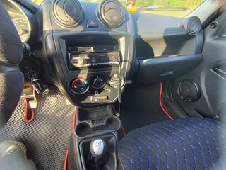 2014 Lada (ВАЗ) Granta I, чёрный, 390000 рублей, вид 4